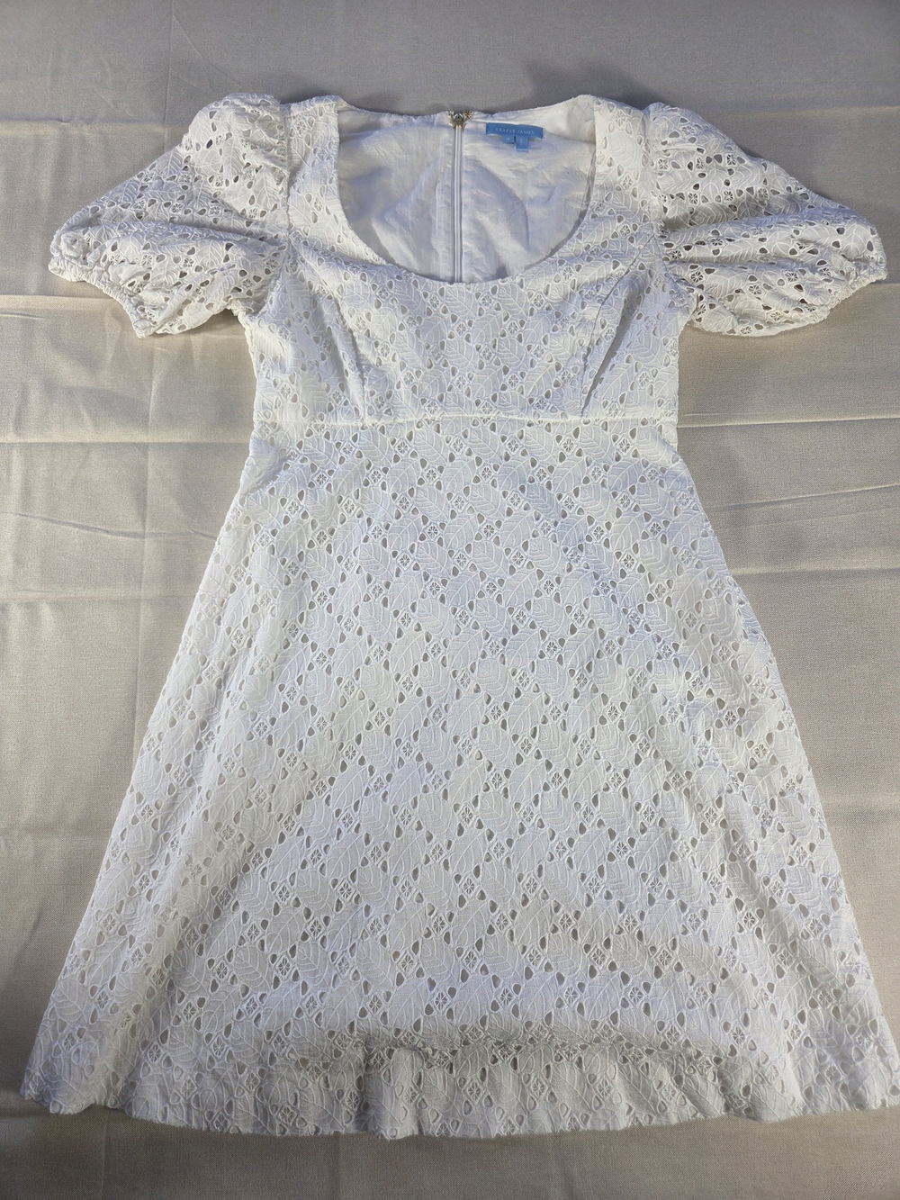 Draper James White Eyelet Dress Size 4